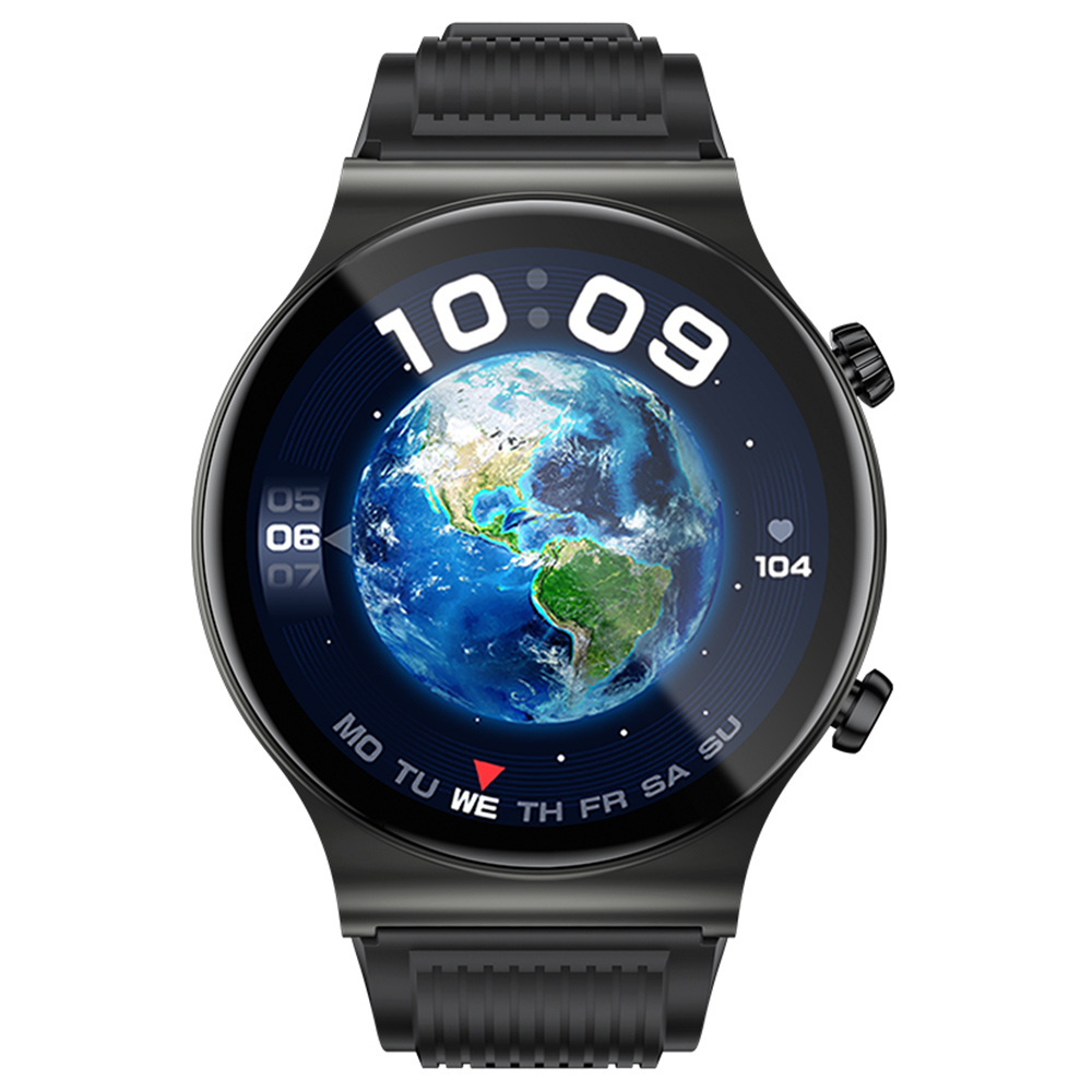 

KUMI GT5 Pro+ Smartwatch, 1.39 Inch Full Screen, IP68 Waterproof, 300mAh Battery, Heart Rate Blood Oxygen Sleep Monitoring, Bluetooth Calling - Black