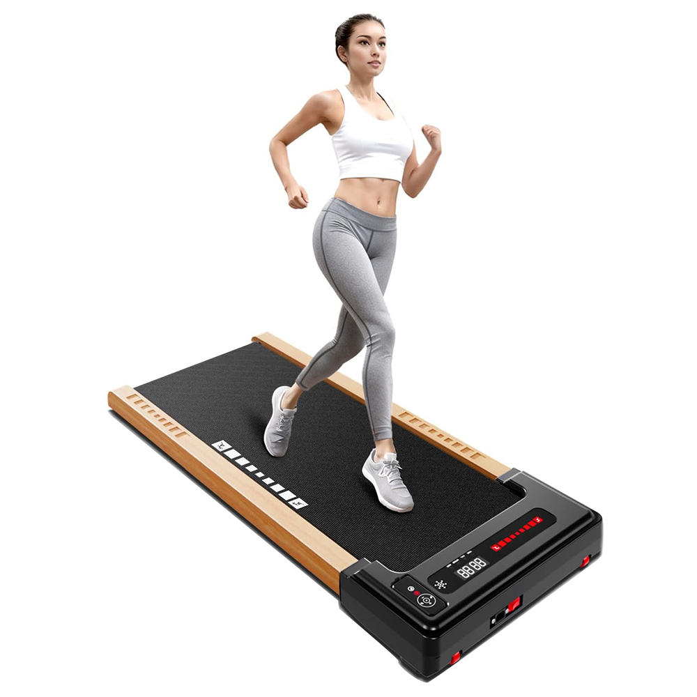 

KRD Q20P Under Desk Treadmill, 265lbs Max Weight Capacity, 2.25HP Powerful Motor, 0.5-4MPH Speed Range, <45b Low Noise, Remote Control, LED Display