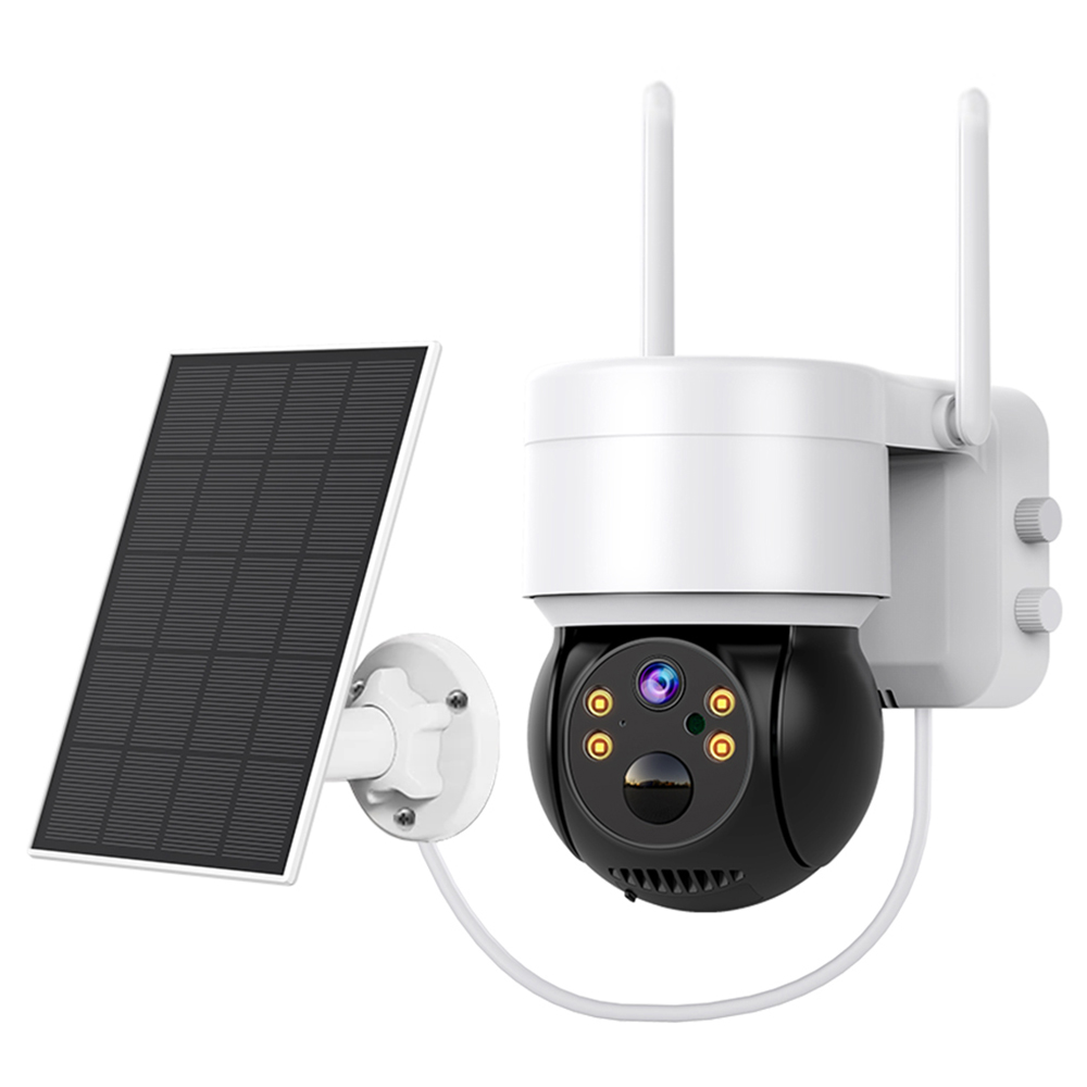 

Hiseeu WTD512 1080P WiFi Camera with Solar Panel, 5X Zoom, PIR Motion Detection, 2-way Audio Video