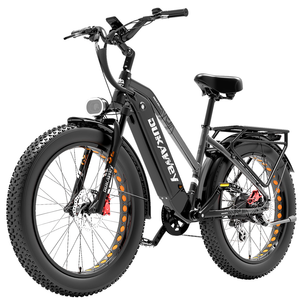 LANKELEISI DM530Plus Electric Bike, 1000W Motor, 52V 20Ah Battery, 26*4.0 inch Tires, 52km/h Max Speed, 150km Range, Hydraulic Disc Brakes, Front Oil Spring Suspension, Shimano 7-speed - Black Grey, Gray
LANKELEISI DM530Plus Electric Bike, 1000W Motor, 52V 20Ah Battery, 26*4.0 inch Tires, 52km/h Max Speed, 150km Range, Hydraulic Disc Brakes, Front Oil Spring Suspension, Shimano 7-speed - Black Grey, Gray