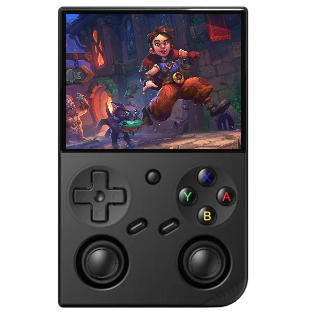 ANBERNIC RG35XX Pro Game Console, 64GB + 256GB TF Card with 14000+ Games, 3.5 inch IPS Screen, 30+ Emulators, Multimedia App, 7 Hours of Playtime, Dual Joysticks - Black
ANBERNIC RG35XX Pro Game Console, 64GB + 256GB TF Card with 14000+ Games, 3.5 inch IPS Screen, 30+ Emulators, Multimedia App, 7 Hours of Playtime, Dual Joysticks - Black