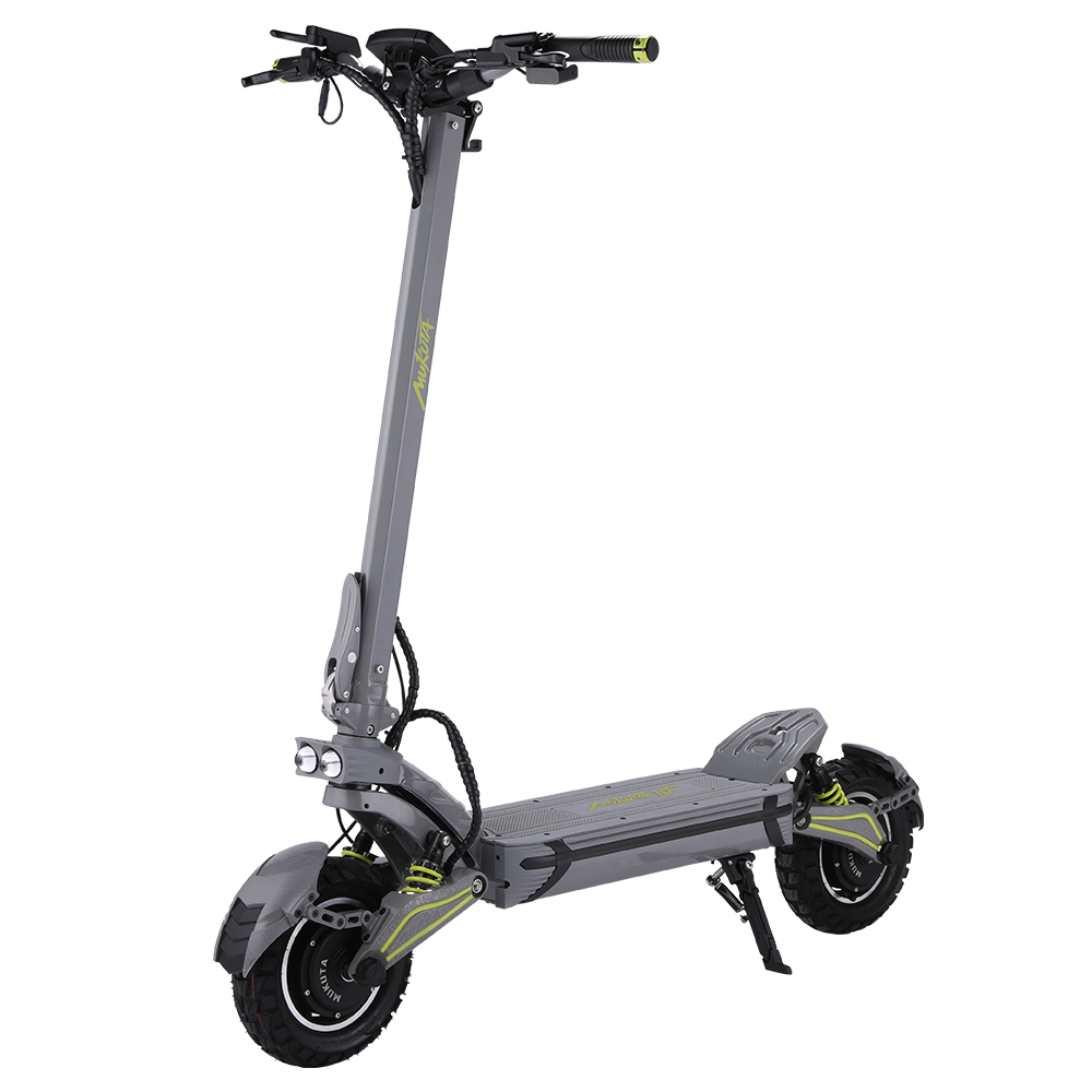 Mukuta 10 Plus Electric Scooter, 1400W*2 Motor, 60V 25.6Ah Battery, 10 inch Tires, 46mph Max Speed, 74 miles Range, Dual Hydraulic Brakes, Quadruple Spring Suspension, LCD Display
Mukuta 10 Plus Electric Scooter, 1400W*2 Motor, 60V 25.6Ah Battery, 10 inch Tires, 46mph Max Speed, 74 miles Range, Dual Hydraulic Brakes, Quadruple Spring Suspension, LCD Display