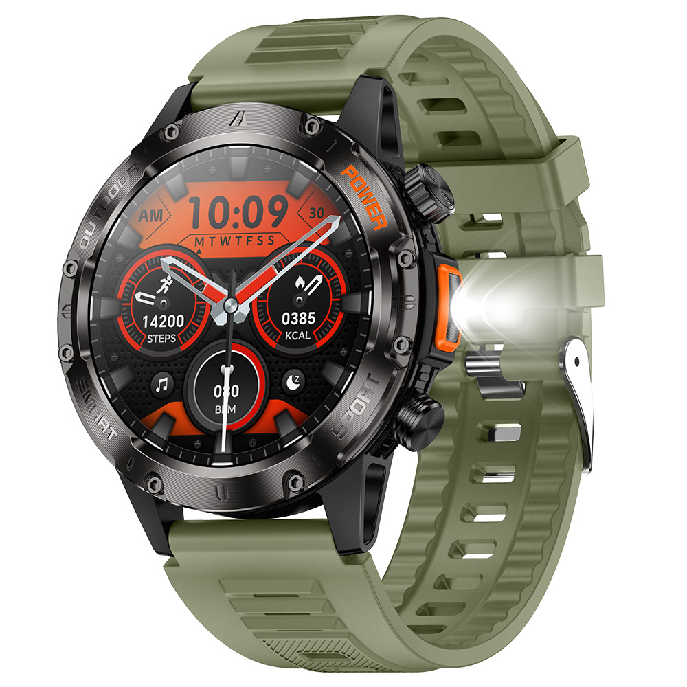 SENBONO V37Z Smartwatch, DIY Video Watch Dial, 100+ Sports Modes, Health Monitoring, Bluetooth Calling, IP68 Waterproof - Green
SENBONO V37Z Smartwatch, DIY Video Watch Dial, 100+ Sports Modes, Health Monitoring, Bluetooth Calling, IP68 Waterproof - Green