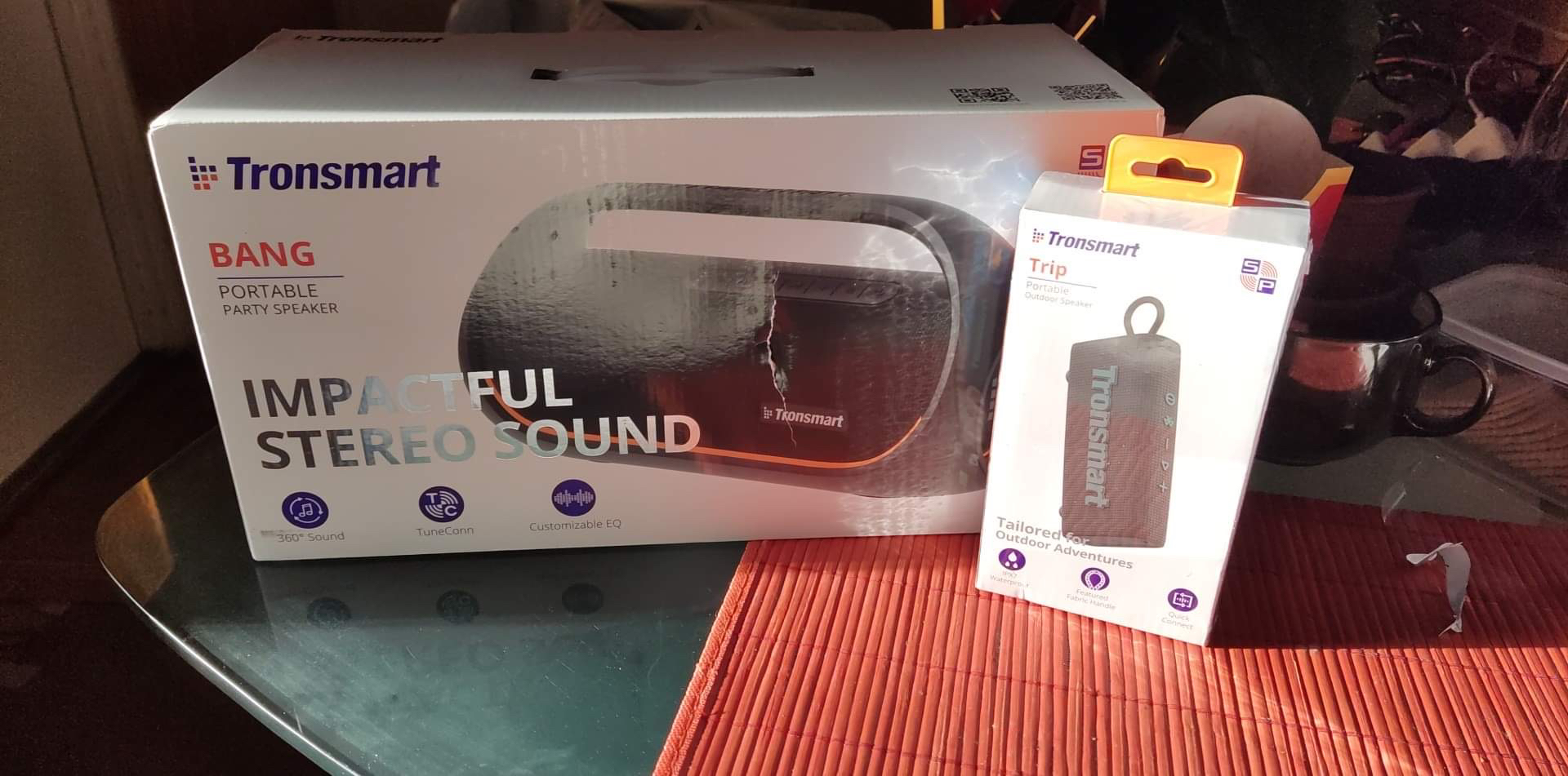 Tronsmart Trip W Portable Bluetooth Speaker Gray Czech