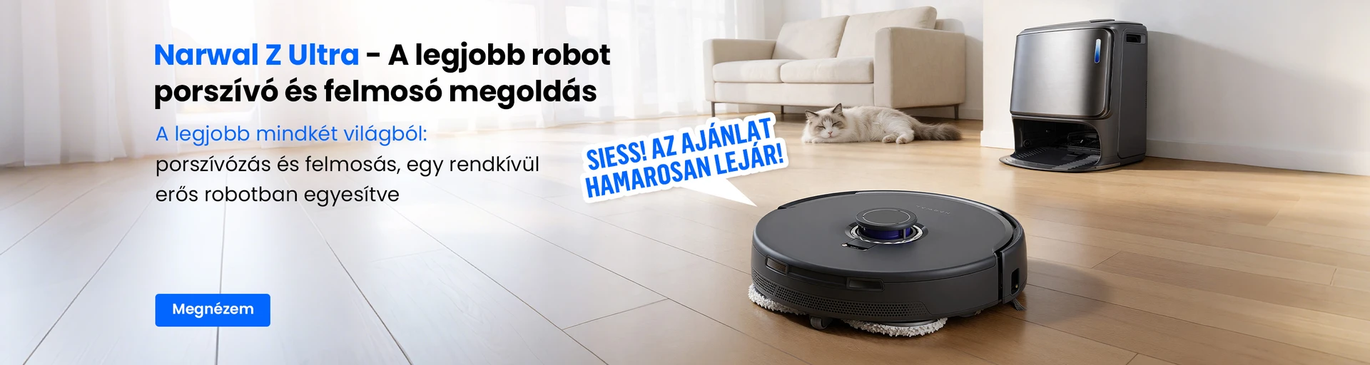 Narwal Freo Z Ultra robotporszívó