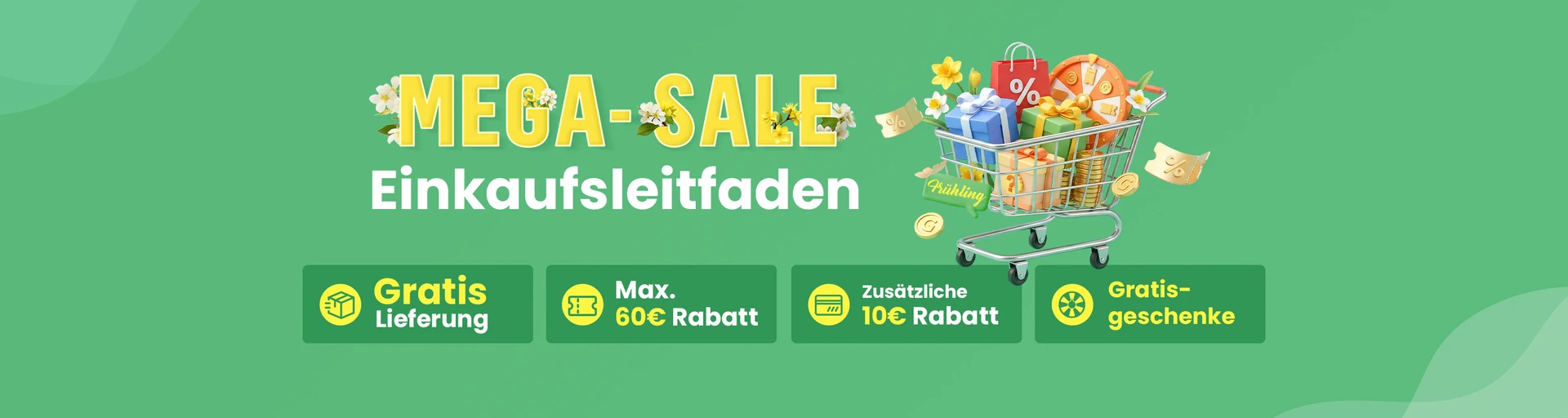 Mega-Sale im März 2026 – Einkaufsleitfaden