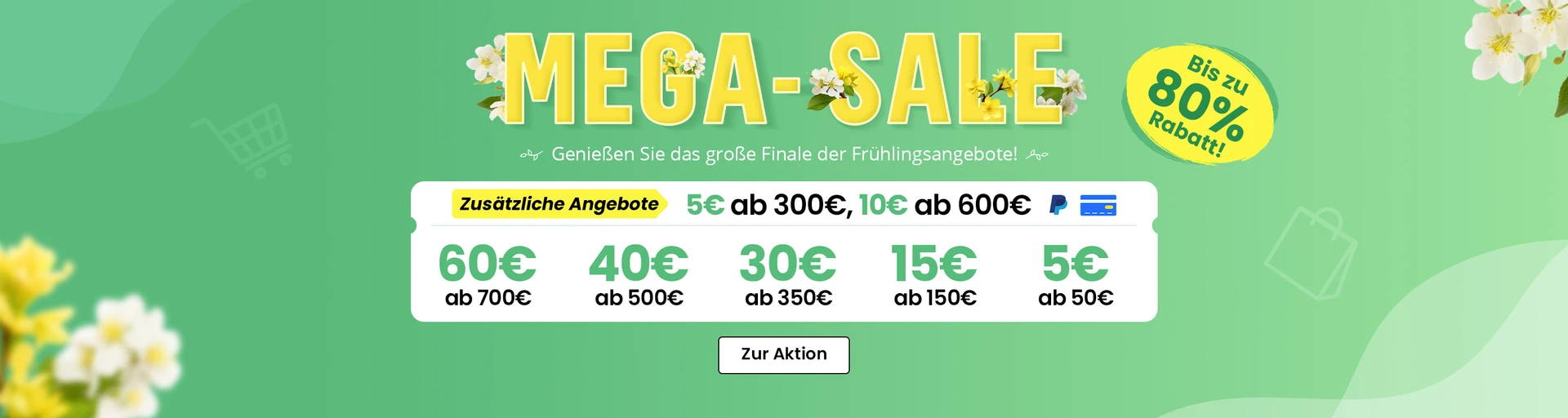 Mega-Sale im März 2026