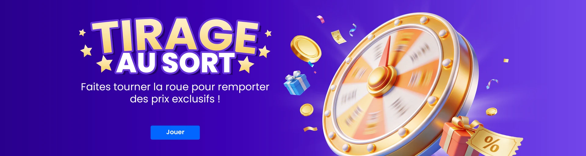 Tirage au sort de la méga-vente