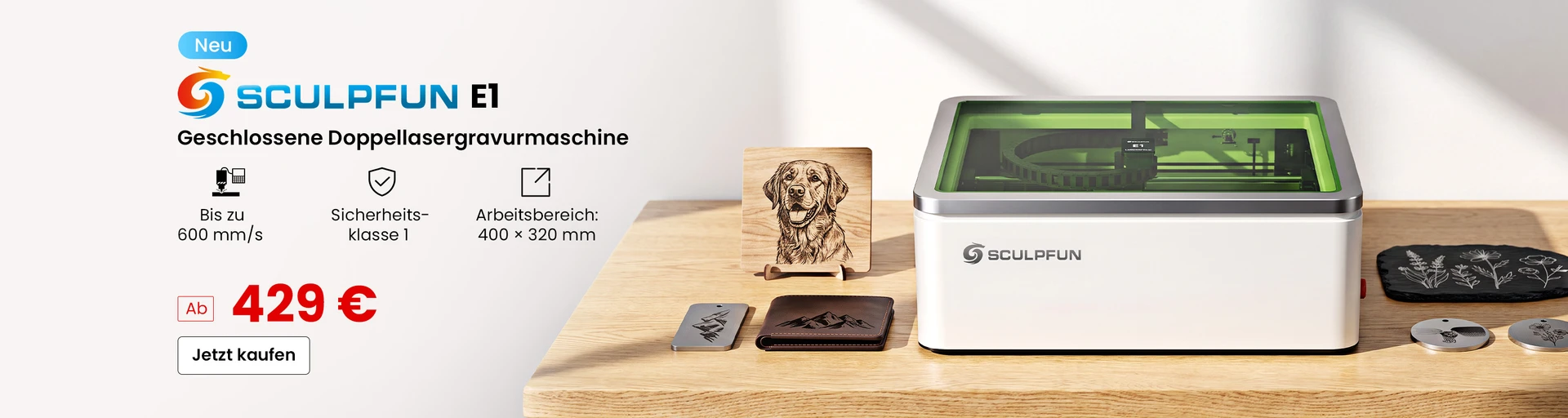 SCULPFUN E1 Lasergravierer
