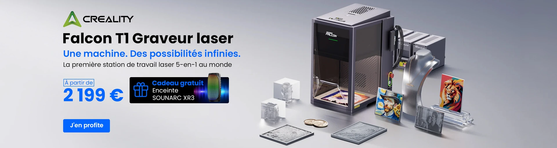 Creality Falcon T1 Graveur laser