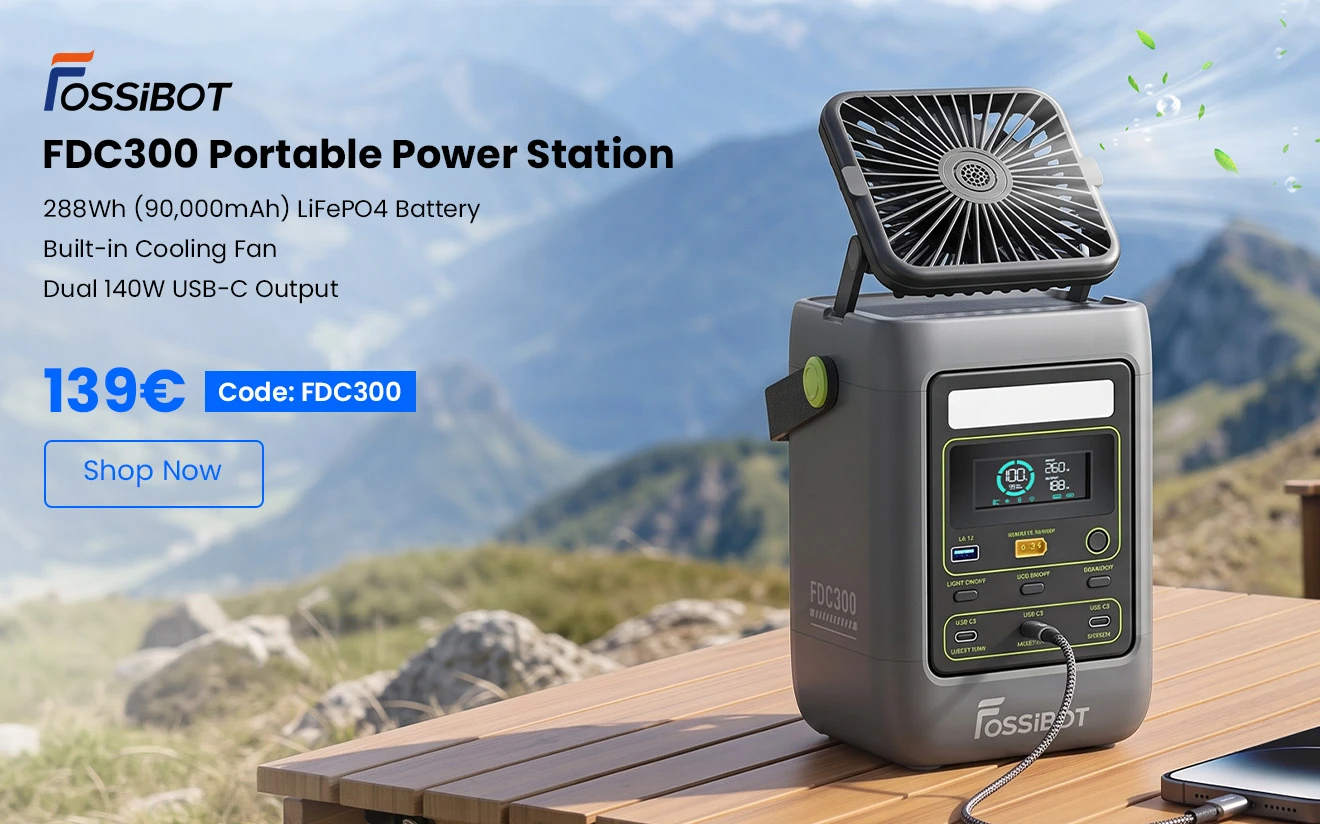 FOSSiBOT FDC300 Portable Power Station