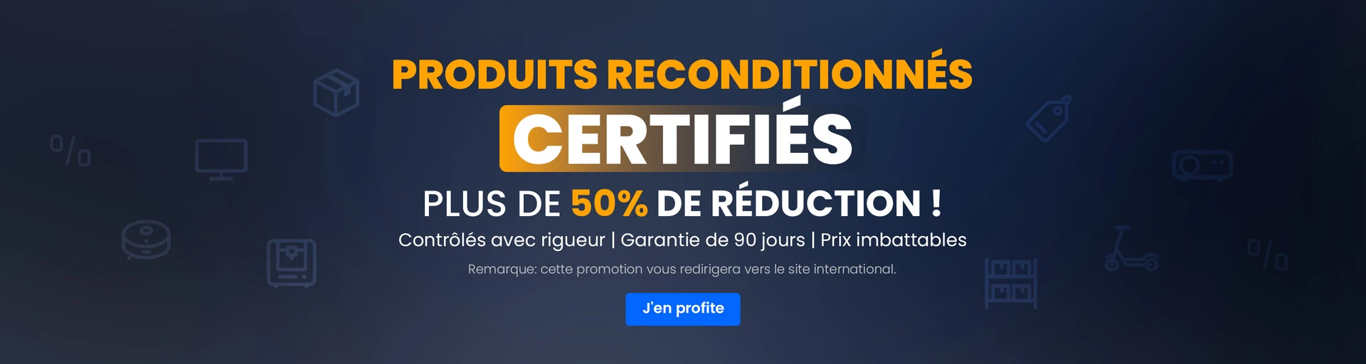 PRODUITS RECONDITIONNÉS CERTIFIÉS