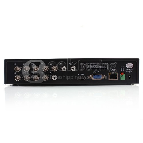 8CH DVR 7 Inch Screen H.264, D1 Resolution Surveillance CCTV System