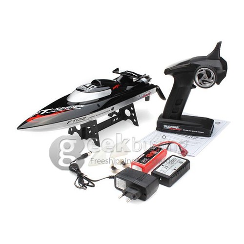 FT012 Upgraded RC Racing Boat 2.4G Brushless 45HM/H Yacht