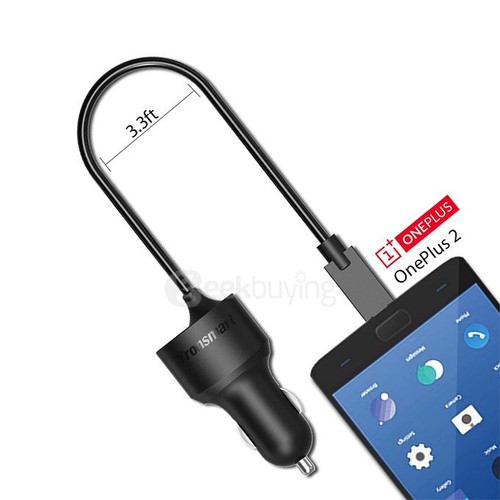Tronsmart Quick Charge 2.0 2PFC Car Charger VoltIQ Tech  For OnePlus 2 MacBook