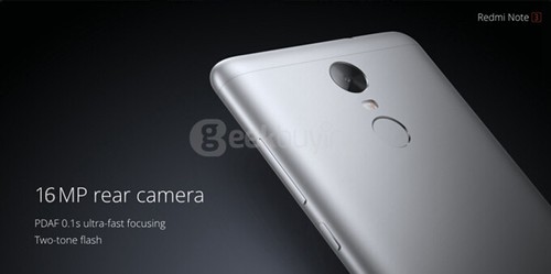 Global Version Xiaomi Redmi Note 3 Pro 2GB 16GB Smartphone - Gray