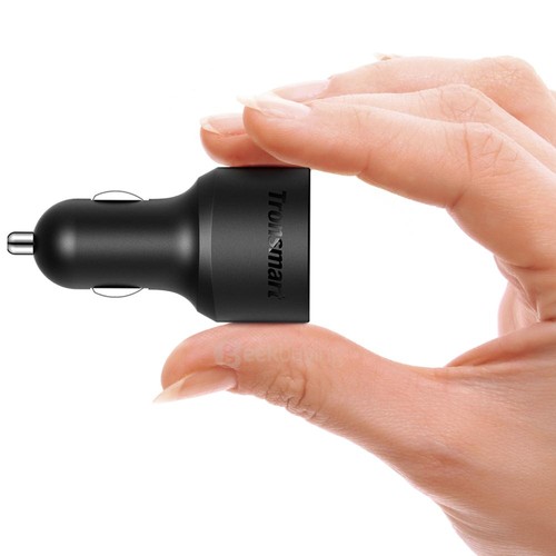 Tronsmart Quick Charge 3.0 36W 2 Ports Type A USB Car Charger for Quick Charge 3.0 and 2.0 Compatible Device