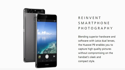 HUAWEI／P9 ×2 Huawei P9 4G/LTE Titanium Grey 32GB + 3GB DUAL SIM Unlocked