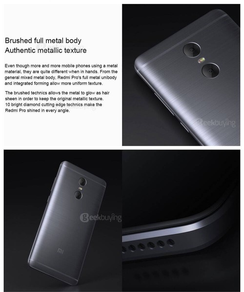 Redmi Pro 3GB 64GB シルバー Xiaomi Redmi Pro 5.5inch OLED 3GB 64GB Smartphone - Silver