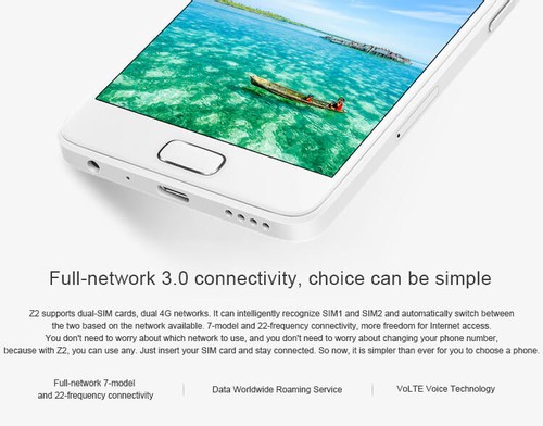 Lenovo - ZUK Z2 SIMフリー RAM4GB  ROM64GB 5.0インチ Snapdragon 820&4GB RAM搭載で約2万円の「Lenovo ZUK Z2