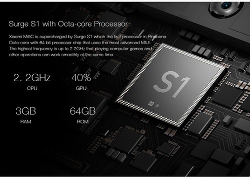 Xiaomi Mi 5C 3GB 64GB Smartphone Black