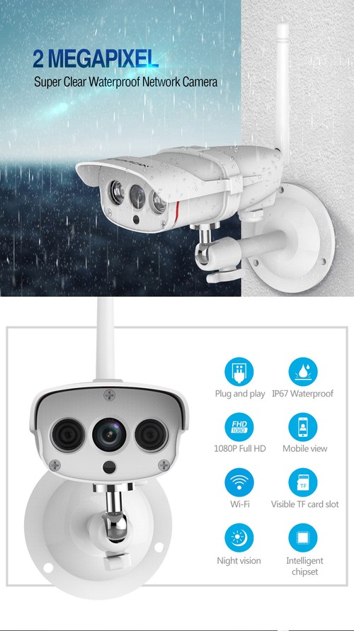 Vstarcam Cctv Outdoor Micro Sd Vstarcam Three Lens Security Camera