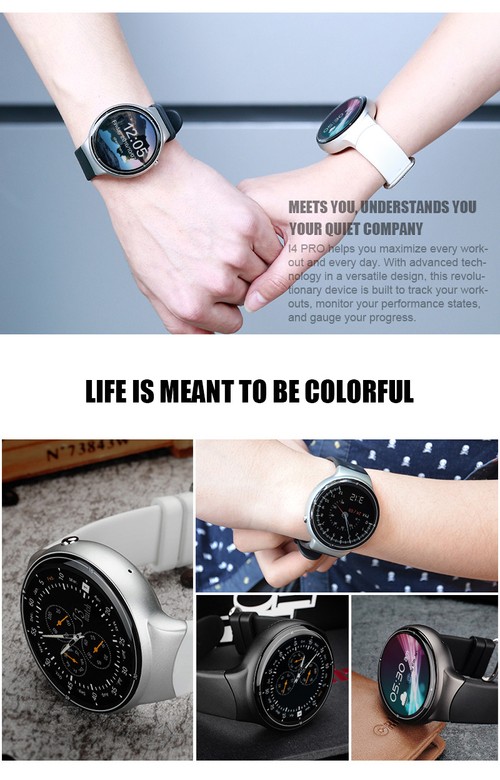 Makibes I4 Pro Smartwatch Silver Black