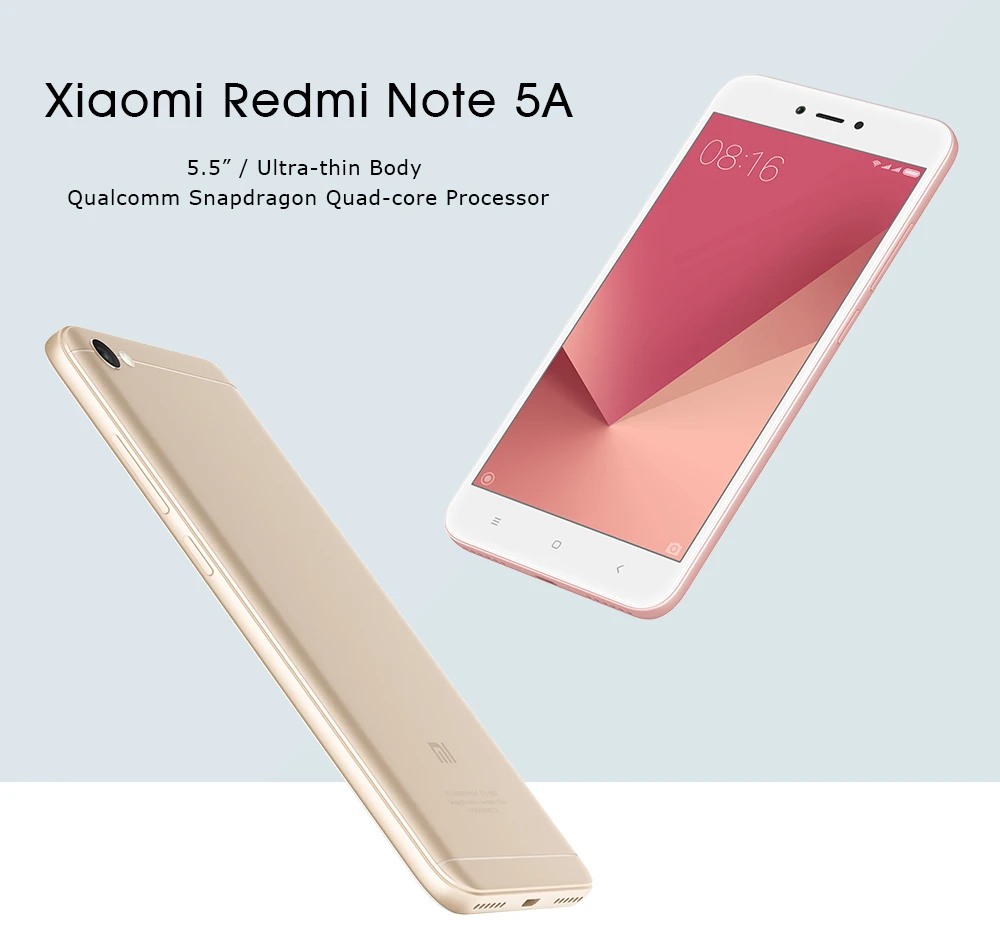 ANDROID - 【送料込 ほぼ未使用】Xiaomi Redmi NOTE 5A 2GB 16GB グローバルバージョン Xiaomi Redmi Note 5A 5.5 インチ 2GB