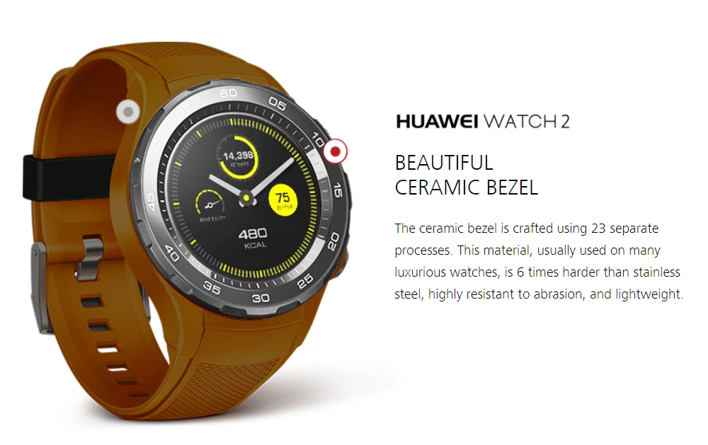 スマートフォン本体 Android Wear HUAWEI WATCH 2 - 4G (SIM) Huawei Watch 2 Smartwatchブラック