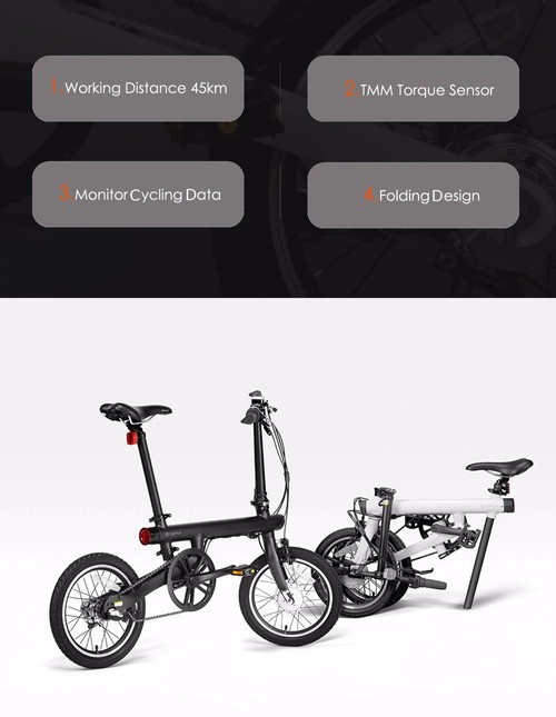 Original Xiaomi QiCYCLE EF1 Smart Bicycle