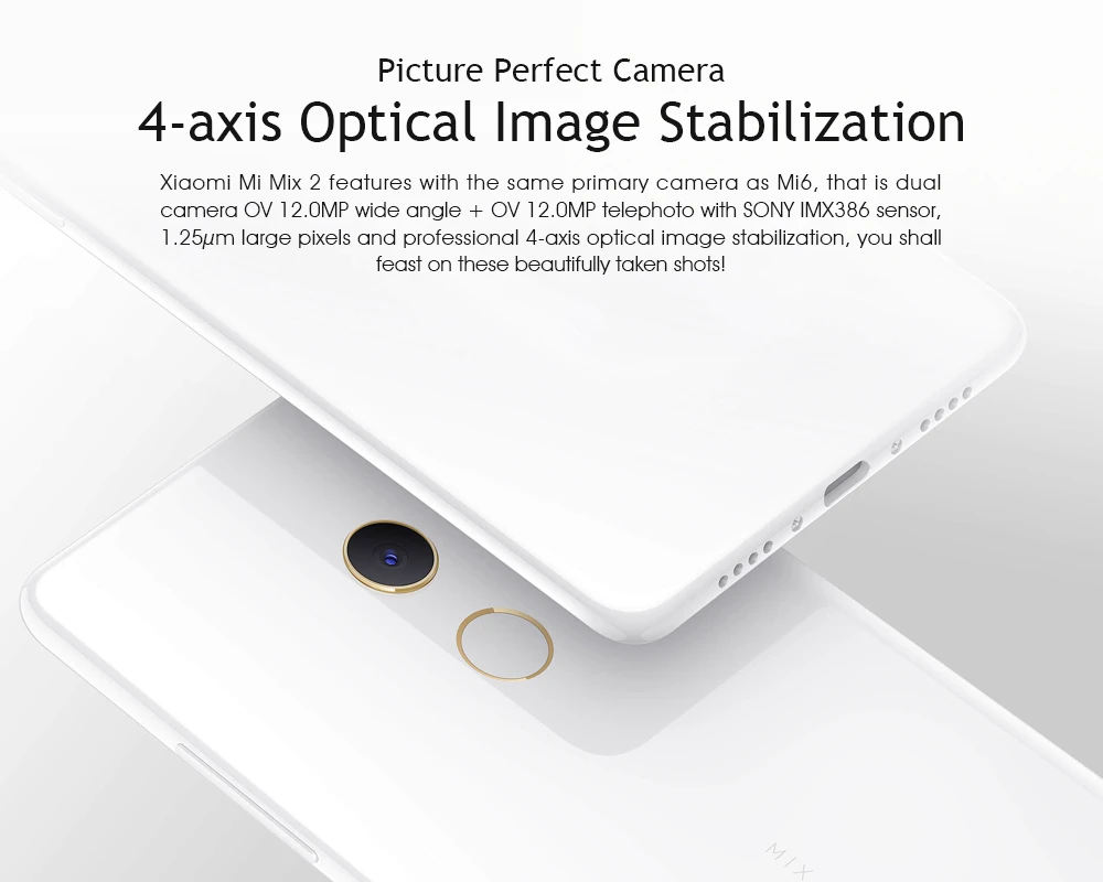 Xiaomi Mi Mix 2 5.99 インチ 6GB 64GB スマートフォンブラック