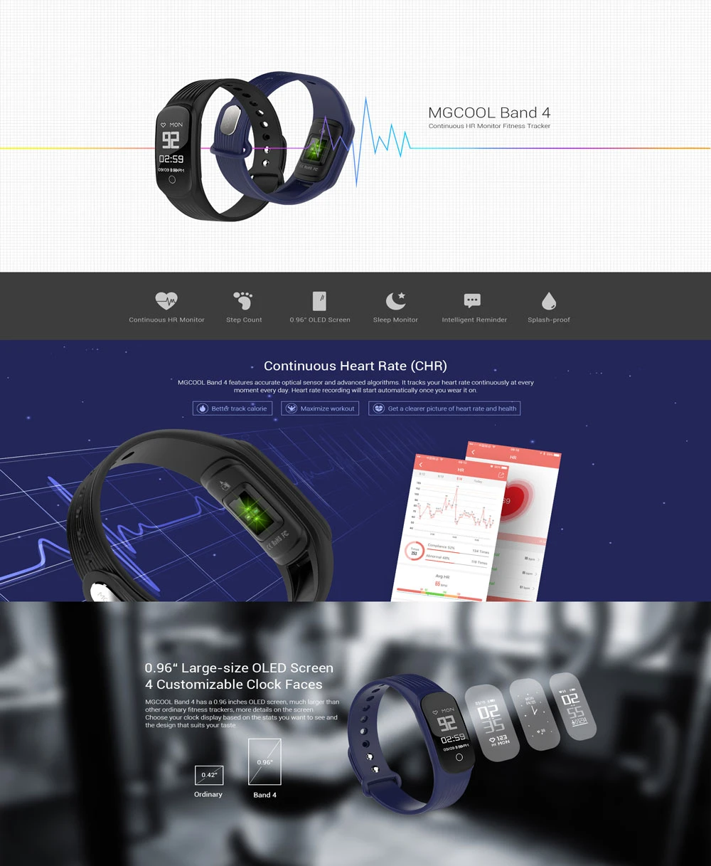 Mgcool on sale fitness tracker