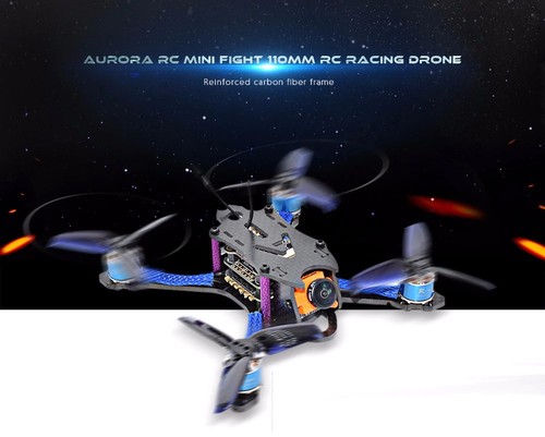 Aurora RC Mini Flight FPV Racing Drone DSM2 DSMX Receiver BNF