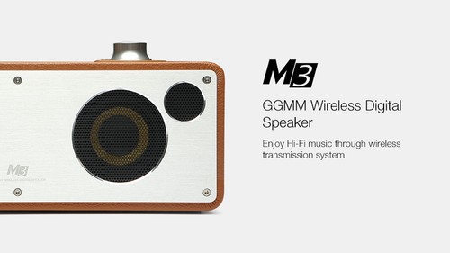 GGMM ワイヤレススピーカー M3（高性能インシュレーター付き） GGMM M3 Wireless Bluetooth Speaker Black