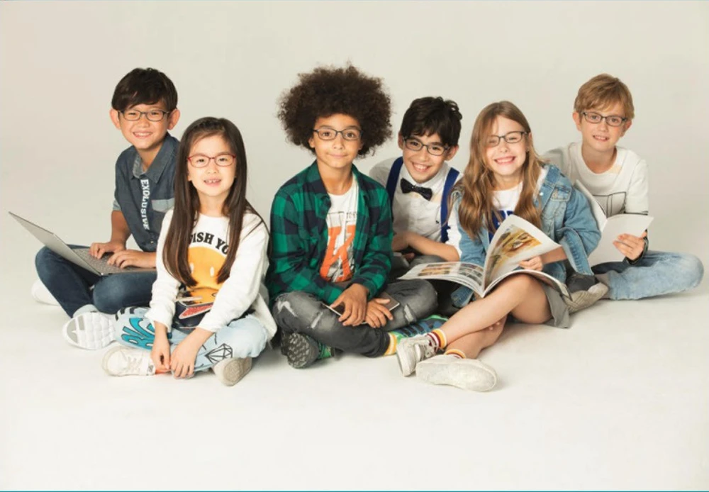 Xiaomi Mijia TS Glasses For Kids Protect Eyes Prevent Blue-ray UVA UVB Protection Lightweight Googles - Blue