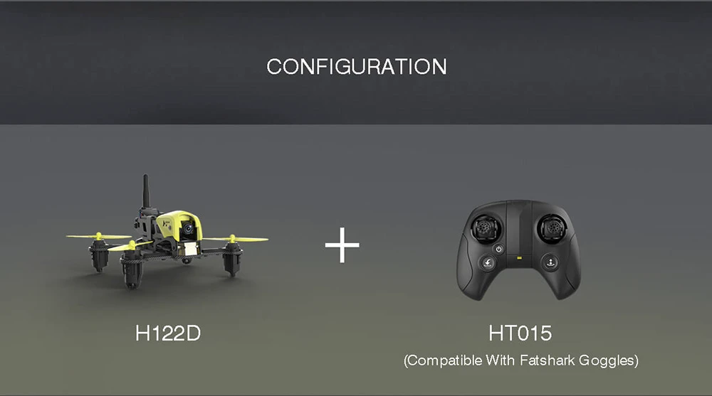 Hubsan H122D X4 Storm 5.8G FPV Drone Balap Mikro dengan Kamera 720P HV002 Kacamata RTF - Edisi Kacamata
