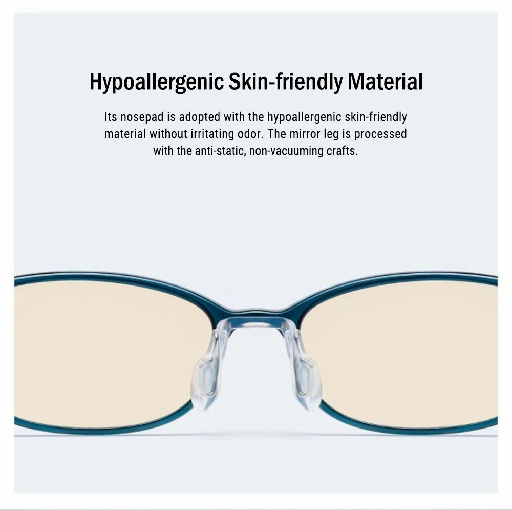 Xiaomi Mijia TS Glasses For Kids Protect Eyes Prevent Blue-ray UVA UVB Protection Lightweight Googles - Blue