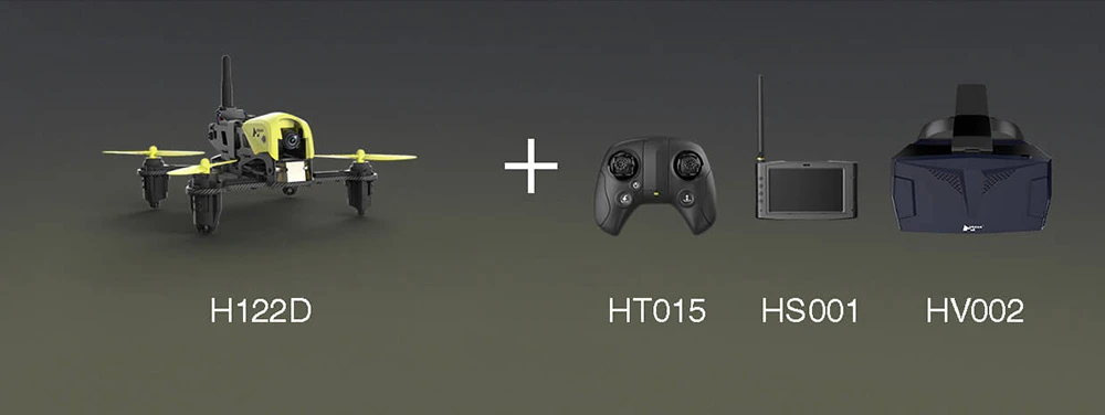 Hubsan H122D X4 Storm 5.8G FPV Drone Balap Mikro dengan Kamera 720P HV002 Kacamata RTF - Edisi Kacamata