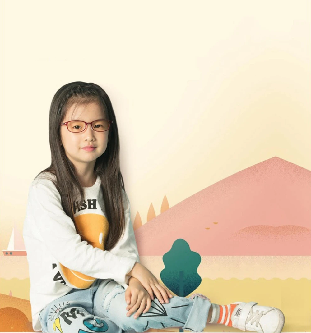 Xiaomi Mijia TS Glasses For Kids Protect Eyes Prevent Blue-ray UVA UVB Protection Lightweight Googles - Blue