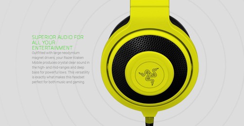 Razer Kraken Mobile Gaming Headset with Mic Neon Purple Razer Kraken Mobile Gaming Headset with Mic Neon Purple