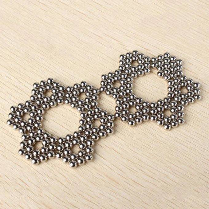 216Pcs 5mm Sliver DIY Neocube Magic Beads Magnetic Balls Puzzle