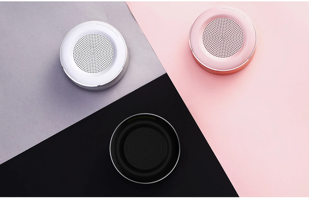 REMAX RB-M13 Wireless Bluetooth Speaker TF Player HD Sound Data Transport Call Function - Silver