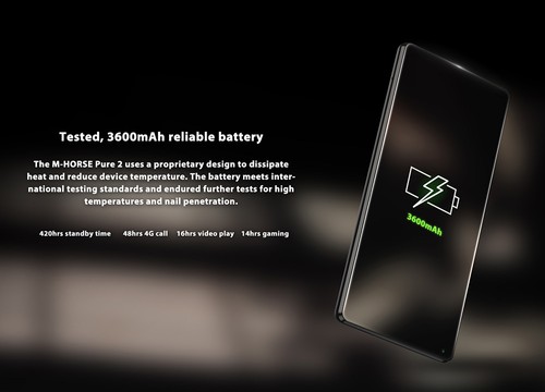 ANDROID - スマホ 本体 M-HORSE Pure2 SIMフリー M-HORSE Pure 2 5.99 Inch 4GB 64GB Smartphone Black