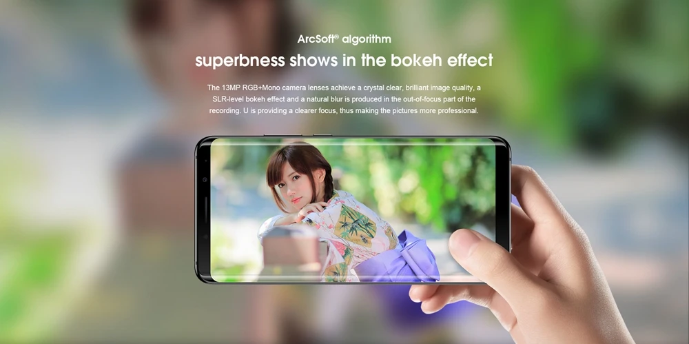 Elephone U Pro 5.99 Inch 6GB 128GBスマートフォンブルー
