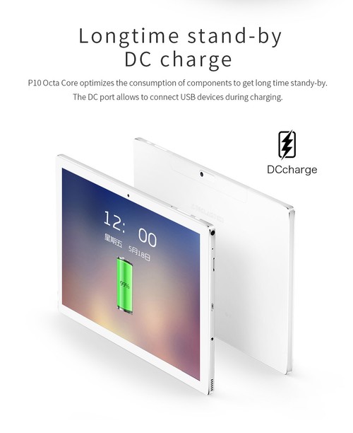 Teclast P10 Android Tablet 2GB 32GB Silver White