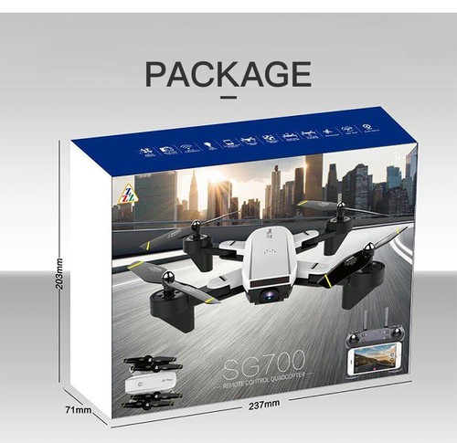 SG700 FPV Foldable RC Drone 2MP Camera RTF White