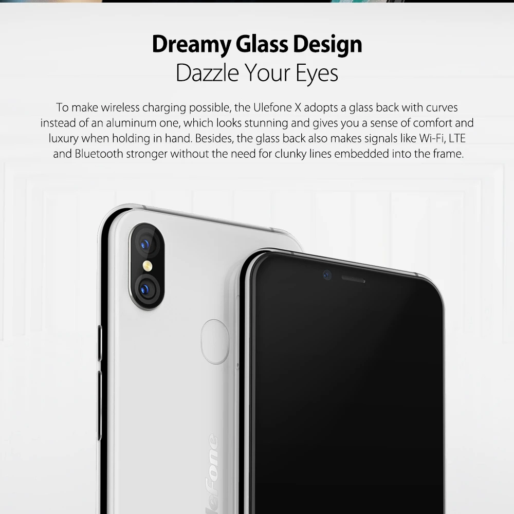 Ulefone X simフリー 4GB/64GB Android8.1 Ulefone X Smartphone without SIM Lock, Android 8.1, 5.85