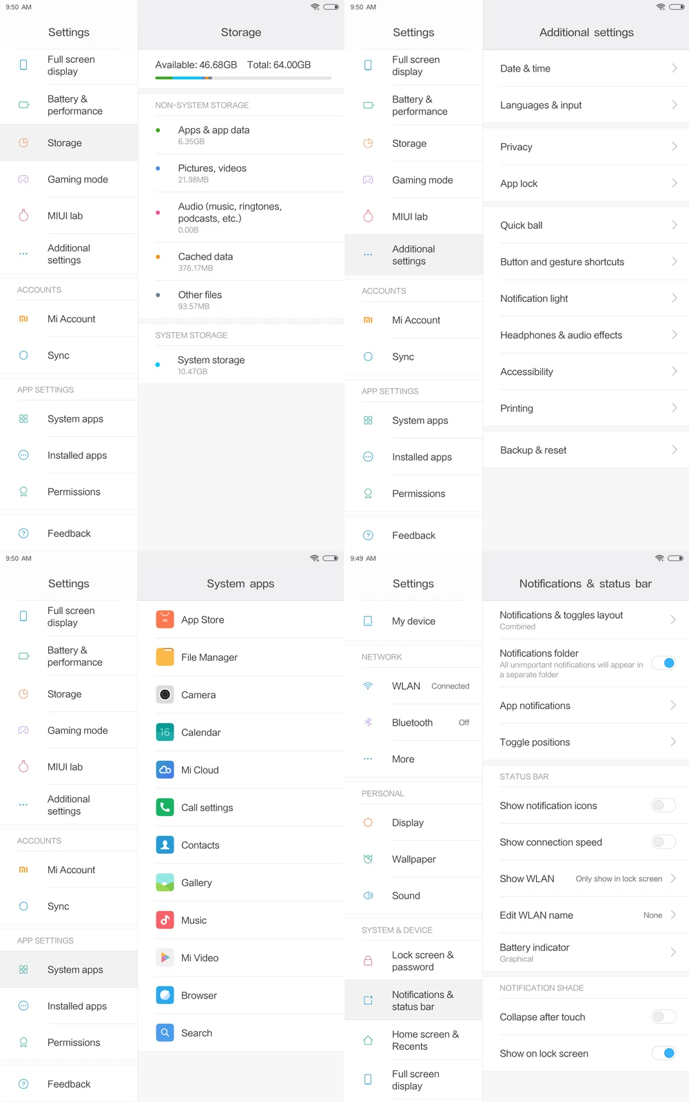 Mipad4 Xiaomi  4GB 64GB LTE  グローバル Global ROM Xiaomi Mi Pad 4 4G FDD-LTE Phablet 4GB 64GB Gold