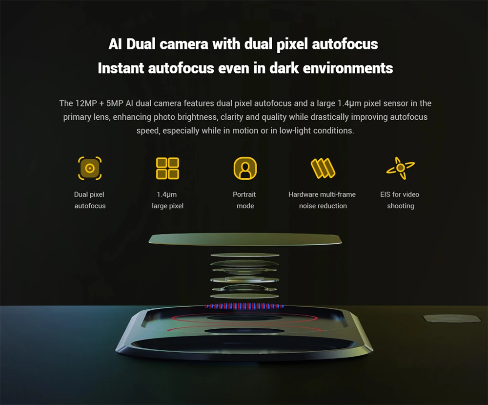 Xiaomi Pocophone F1 6GB/64GB グローバル版　ブラック グローバルバージョンXiaomi Poco F1 6GB 64GBスマートフォン