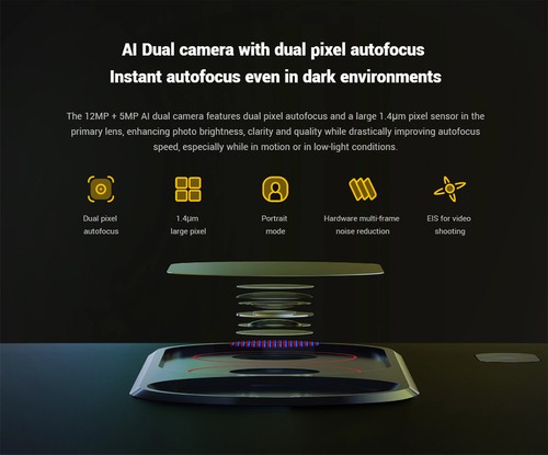 [HK Stock][Official Global Version]Xiaomi Poco F1 6.18 Inch 4G LTE Smartphone Snapdragon 845 6GB 64GB 12.0MP+5.0MP Dual Rear Cameras MIUI IR Face Unlock Type-C Fast Charge - Graphite Black